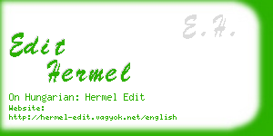 edit hermel business card